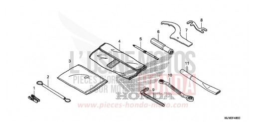 OUTILS VFR800FH de 2017